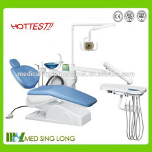 Equipamento de unidade de cadeira dental com venda a quente, cadeira de dentista, CE, aprovação ISO, melhor escolha de dentista